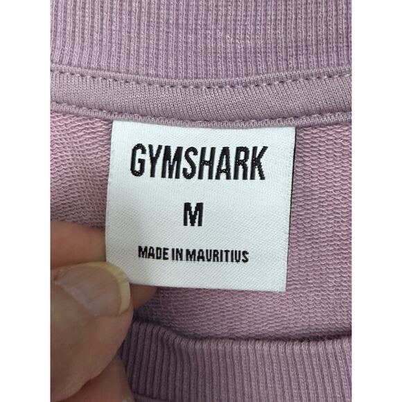 Gym Shark Women’s Lavender Purple Long Sleeve Crop Top Sz M Activewear - Picture 9 of 14